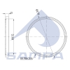 ΓΡΑΝΑΖΙ ABS BPW 150Χ172Χ15/80