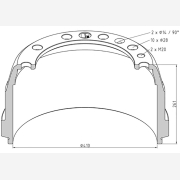 ΤΑΜΠΟΥΡΟ VOL 410x175/261mm ΕΜ