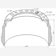 ΤΑΜΠΟΥΡΟ VOL 410x175/281mm ΟΠ