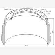 ΤΑΜΠΟΥΡΟ VOL 410x200/294mm ΟΠ.