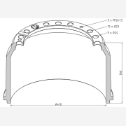 ΤΑΜΠΟΥΡΟ MAN MΒ 410x220/300mm10X24