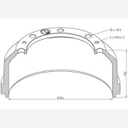 ΤΑΜΠΟΥΡΟ ΜΒ 364x130/193mm 1114