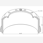 ΤΑΜΠΟΥΡΟ SAF 420x180/227mm ΑΦ 300 ΔΙΠ ΜΠΟΥΛ