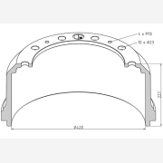 ΤΑΜΠΟΥΡΟ SAF 420x180/227mm ΑΦ.290