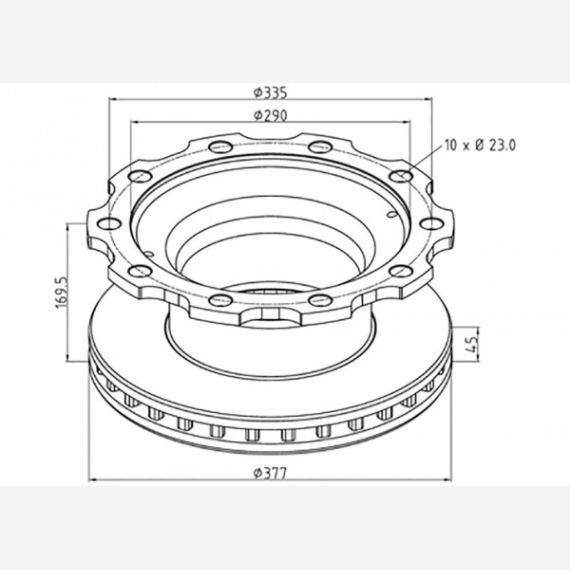 ΔΙΣΚΟΠΛΑΚΑ BPW [377x169,5x45]